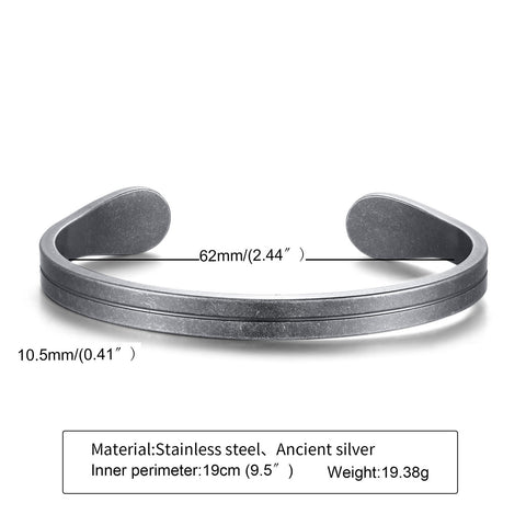 Thin Bracelet,Stainless Steel Cuff  Bangle Bracelet
