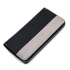 Men wallet Large Capacity billeteras para hombre Double Zipper