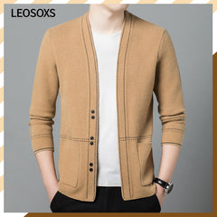 Button Knit Cardigan Sweater Fashion Coat