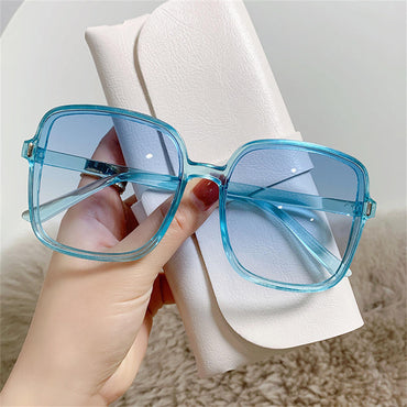 Anti-blue Light Glasses Frame Vintage Large Square Eyeglasses