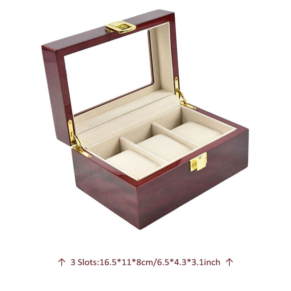 Watches Organizer Box 2 3 5 6 10 12 Grids Watch Organizers Wooden Watch Box